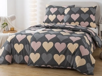 Obliečky so srdiečkami