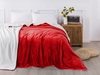 Mikroplyšová deka s baránkom - červená 200x230 cm