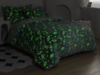 Mikroplyšové svietiace obliečky